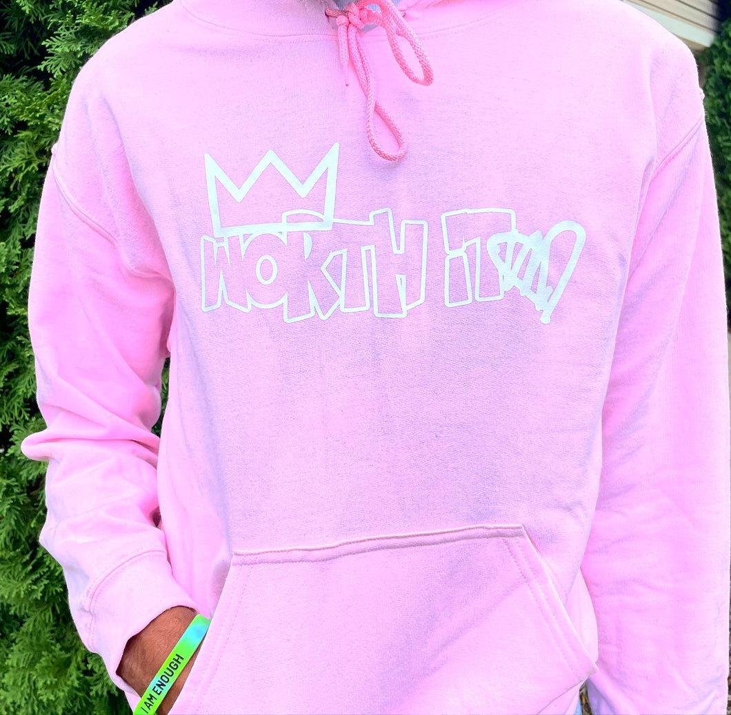 Pink hoodie